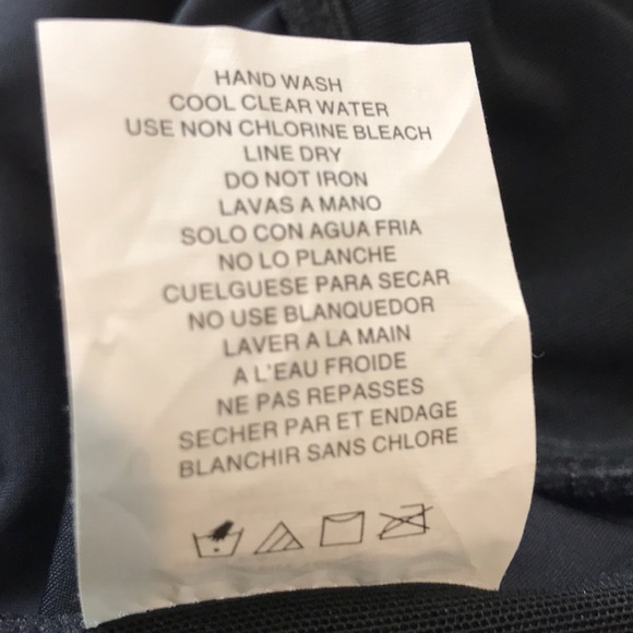 NWT Swim Solutions Black One-Piece Swimsuit - Picture 12 of 12